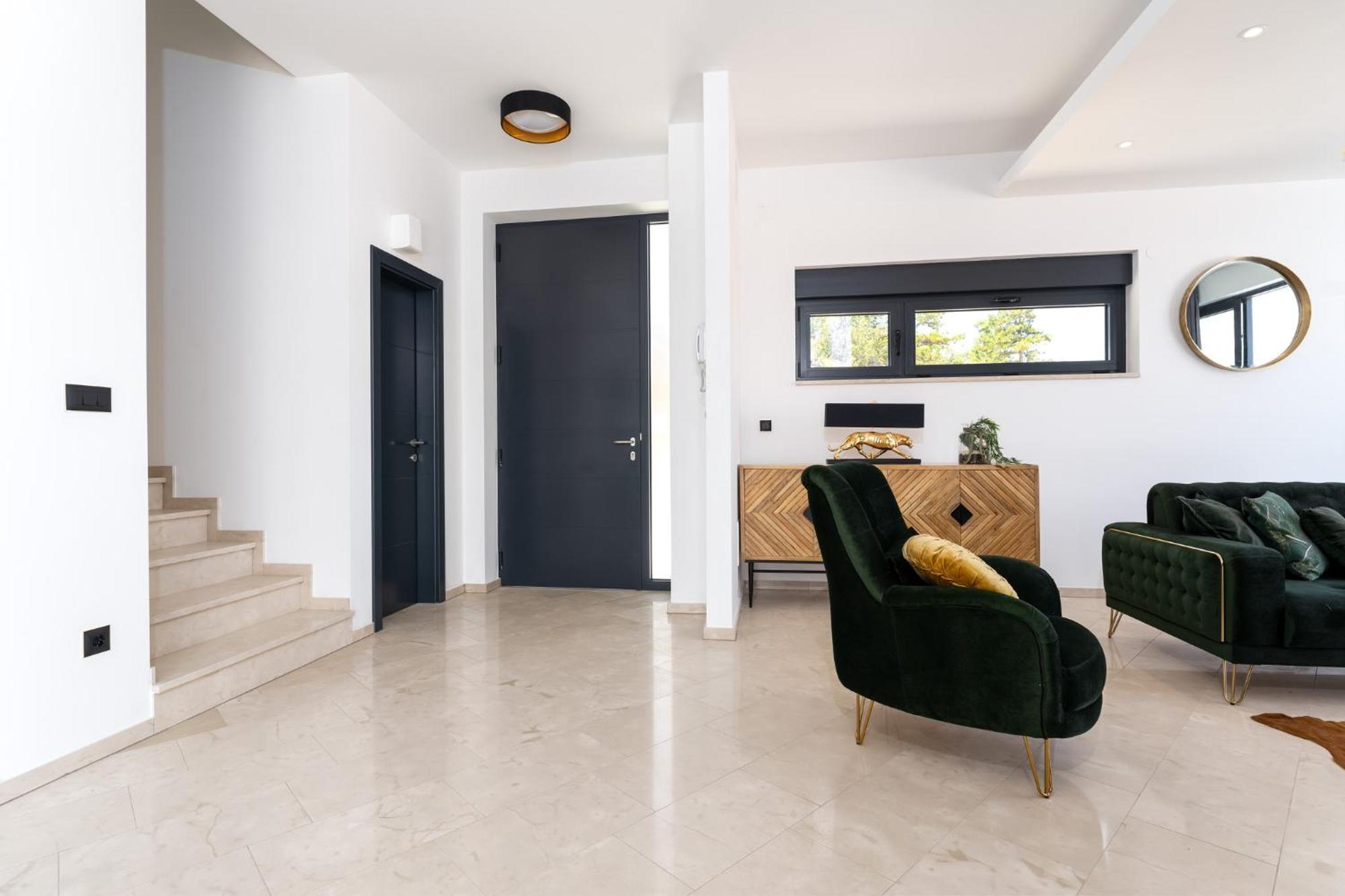 Luxury Villa Verbenico Hills- Amazing Sea View, Pool With Whirpool And Waterfall, Beach, In Famous Wine Region - Your Holiday With Style Vrbnik Luaran gambar