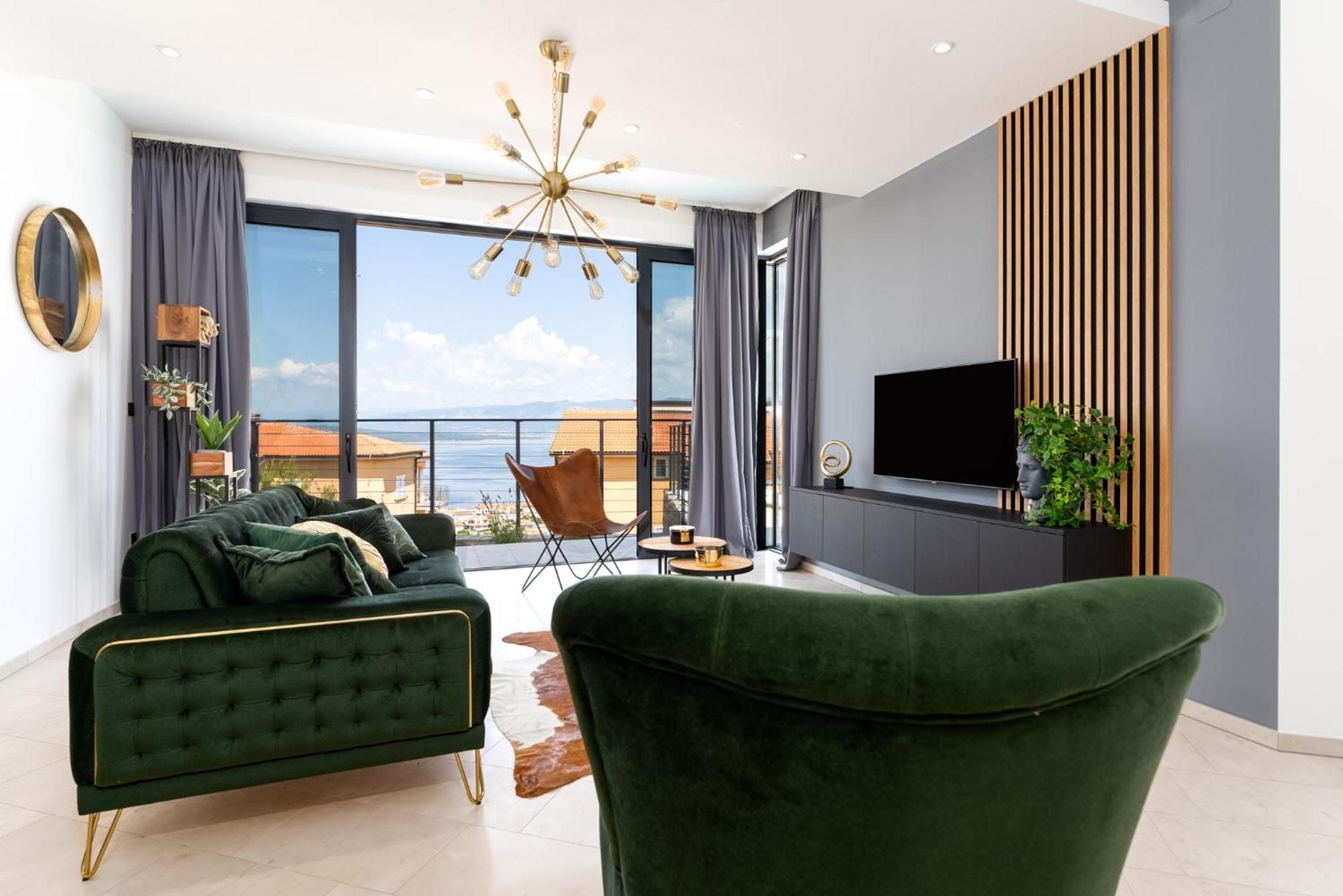 Luxury Villa Verbenico Hills- Amazing Sea View, Pool With Whirpool And Waterfall, Beach, In Famous Wine Region - Your Holiday With Style Vrbnik Luaran gambar